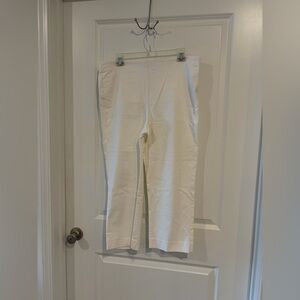 Chico’s White Straight Leg Pants Women’s Size 2 (US 12) Classic Career Casual